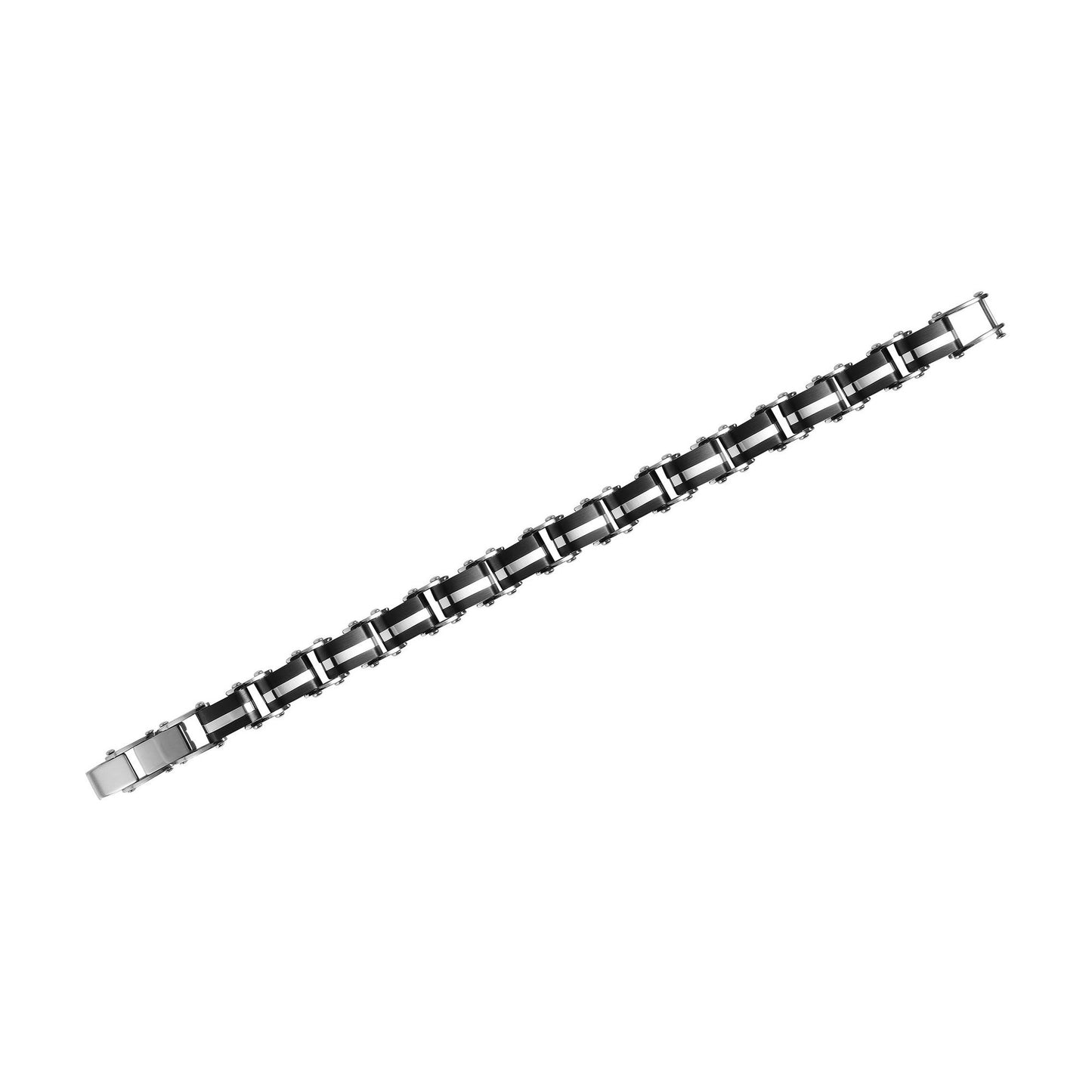Herren Armband – Gliederarmband aus Edelstahl 21 cm