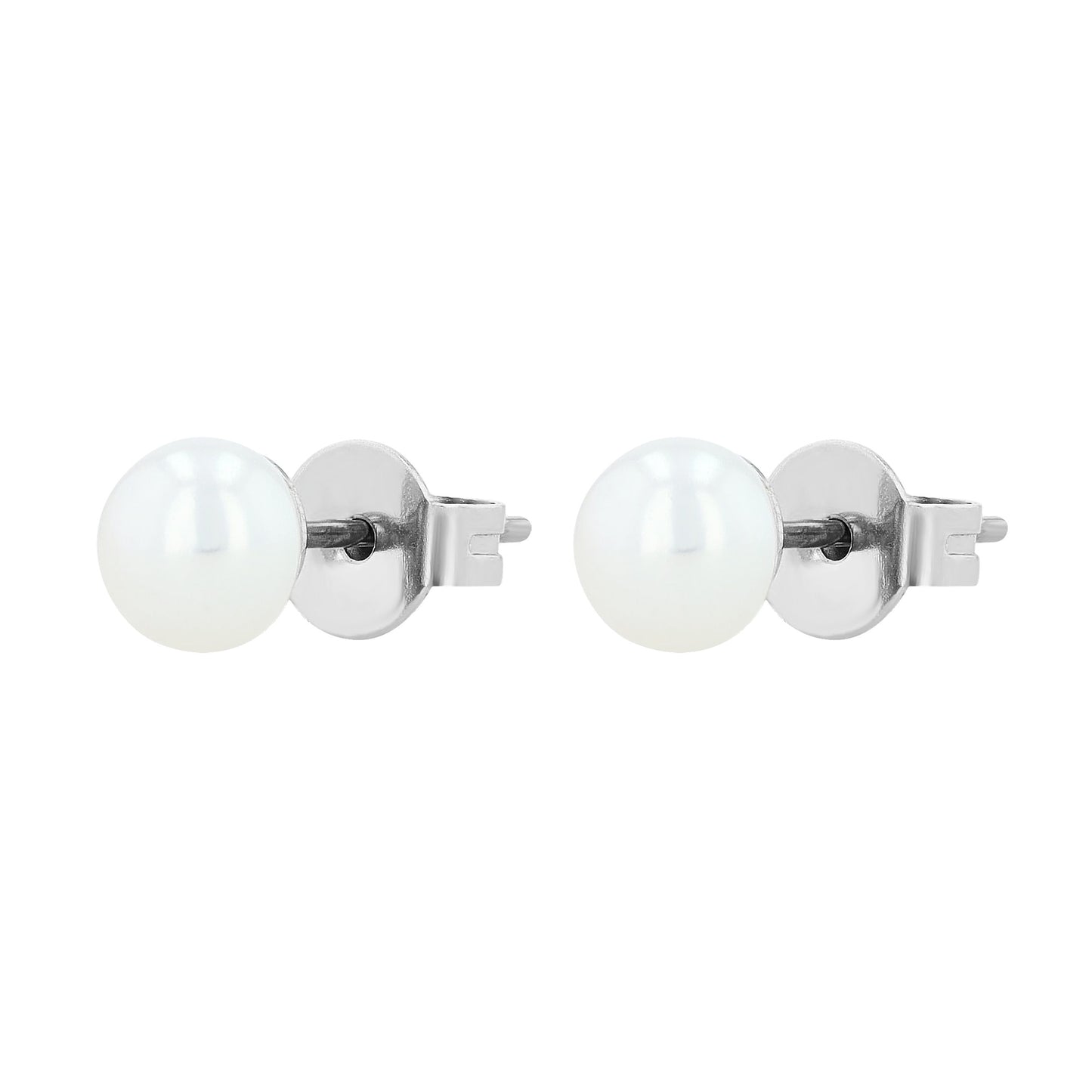 Damen Ohrringe – Ohrstecker aus Edelstahl mit Perle