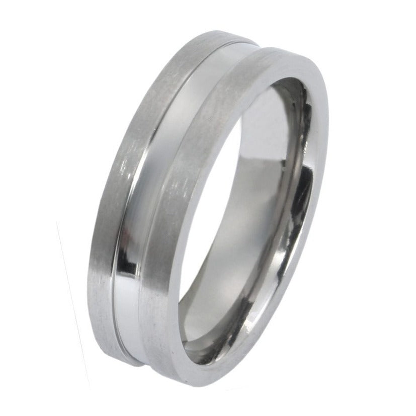 Unisex Ring aus Titan