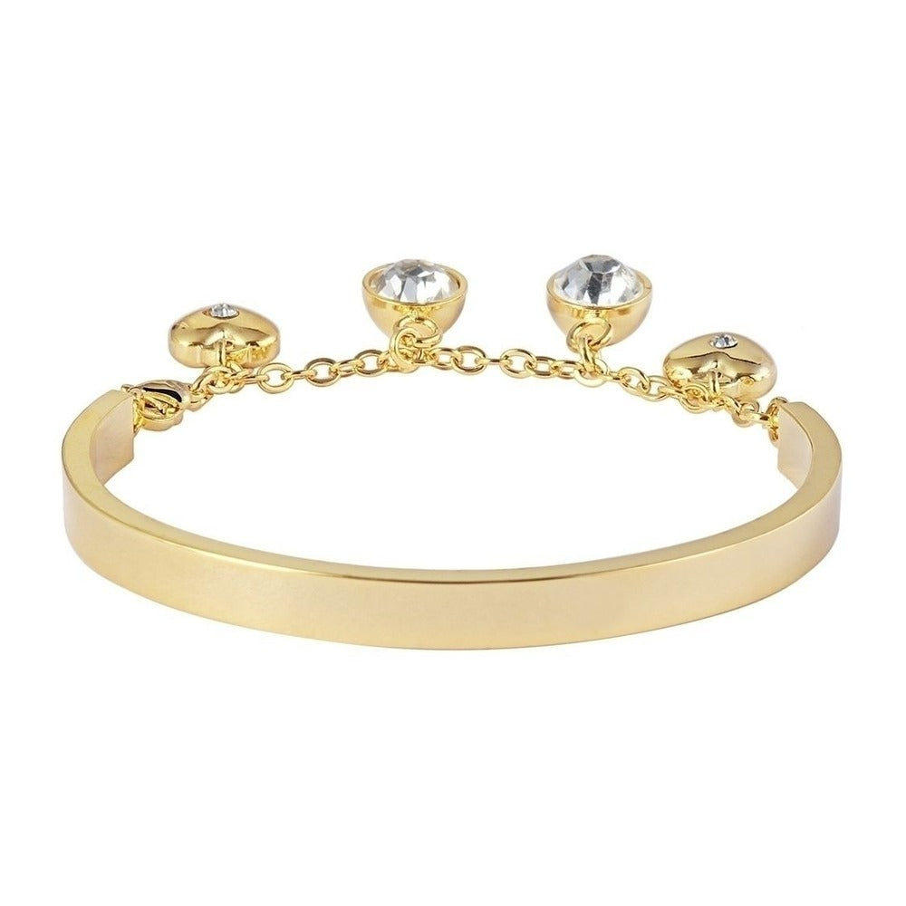 Damen Armband – Armreif aus Edelstahl mit Strass Steinchen 17 cm