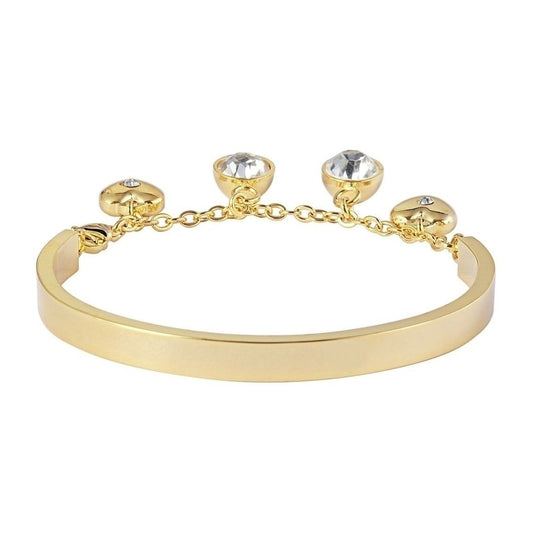 Damen Armband – Armreif aus Edelstahl mit Strass Steinchen 17 cm