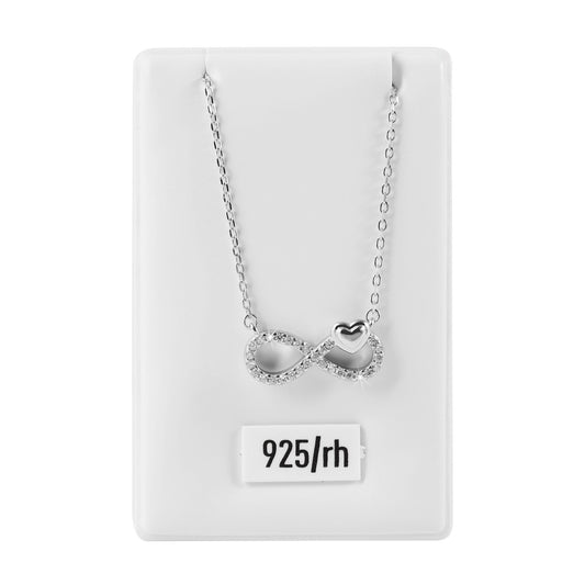 Damen Halskette mit Anhänger – Unendlichkeitszeichen aus 925 Silber