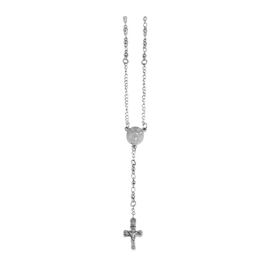 Unisex Halskette mit Anhänger – Kreuz aus Edelstahl