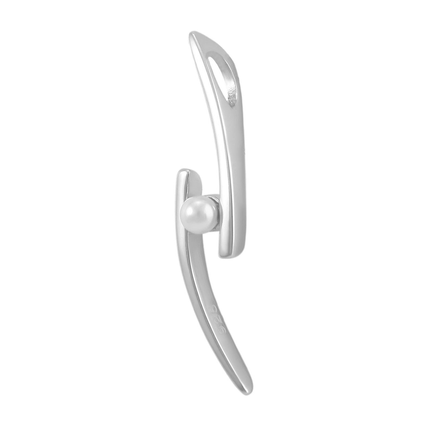 Damen Anhänger aus 925 Silber mit Perle