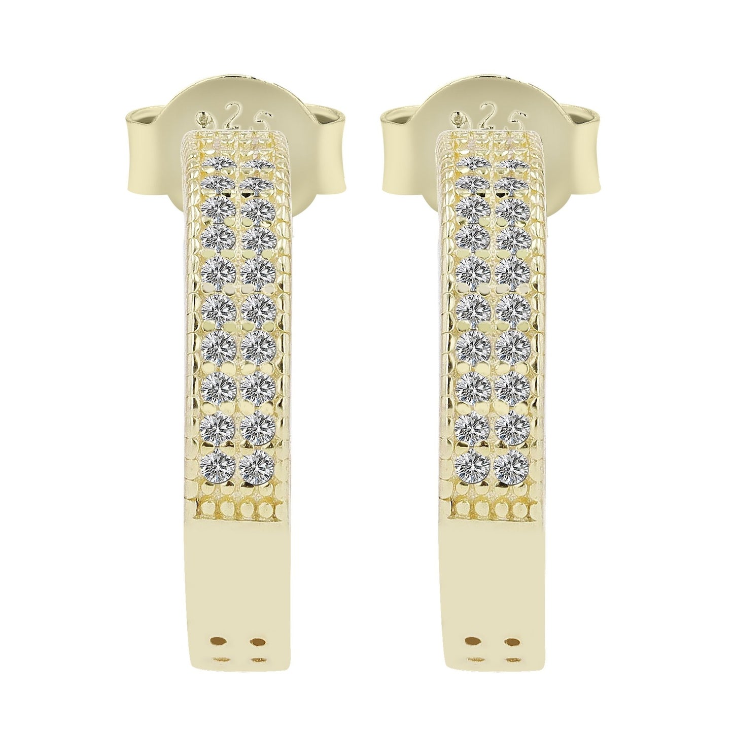 Damen Ohrringe – Ohrstecker aus 925 Silber mit Zirkonia