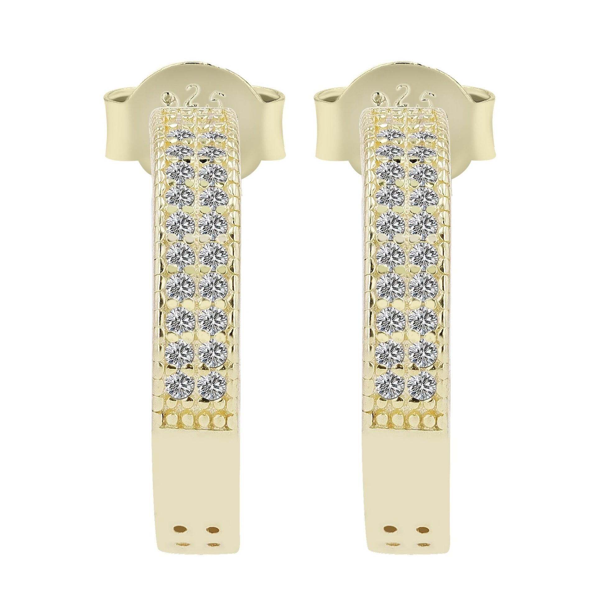 Damen Ohrringe – Ohrstecker aus 925 Silber mit Zirkonia