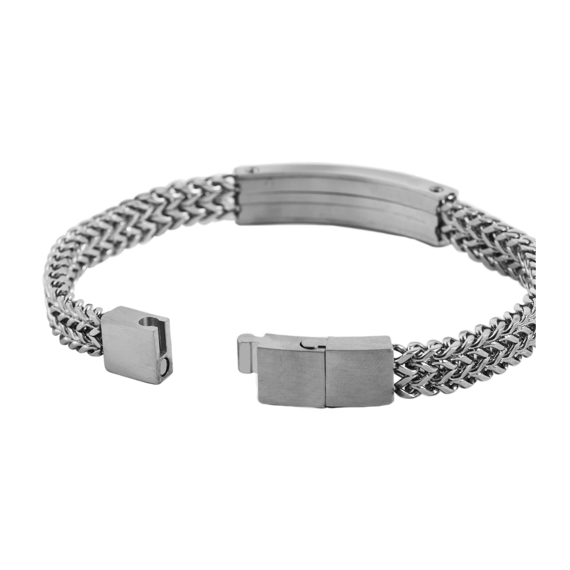 Unisex Armband – Panzerarmband aus Edelstahl 22,5 cm