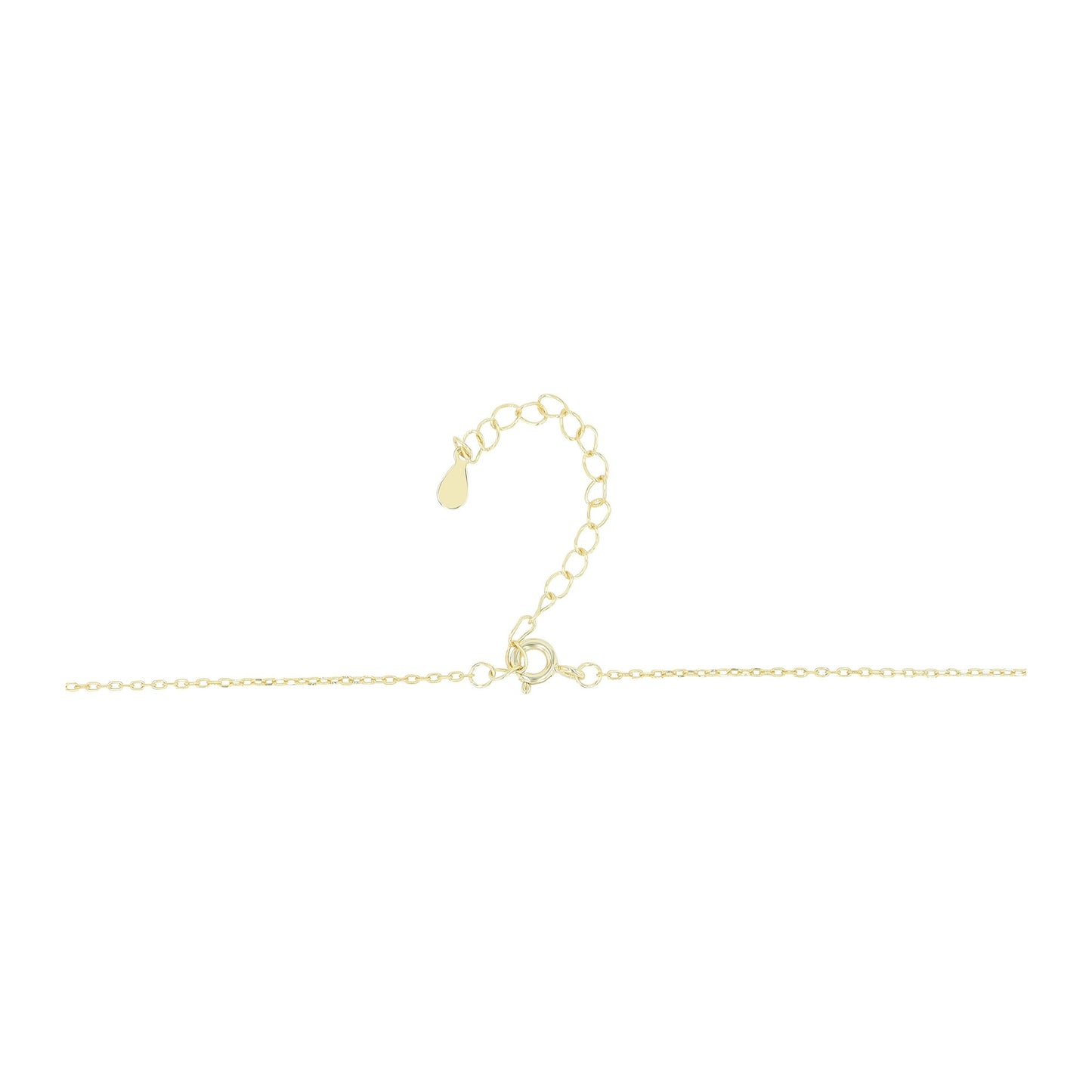 Damen Halskette aus 925 Silber mit Zirkonia 42+5