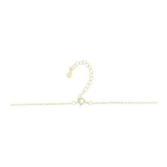 Damen Halskette aus 925 Silber mit Zirkonia 42+5