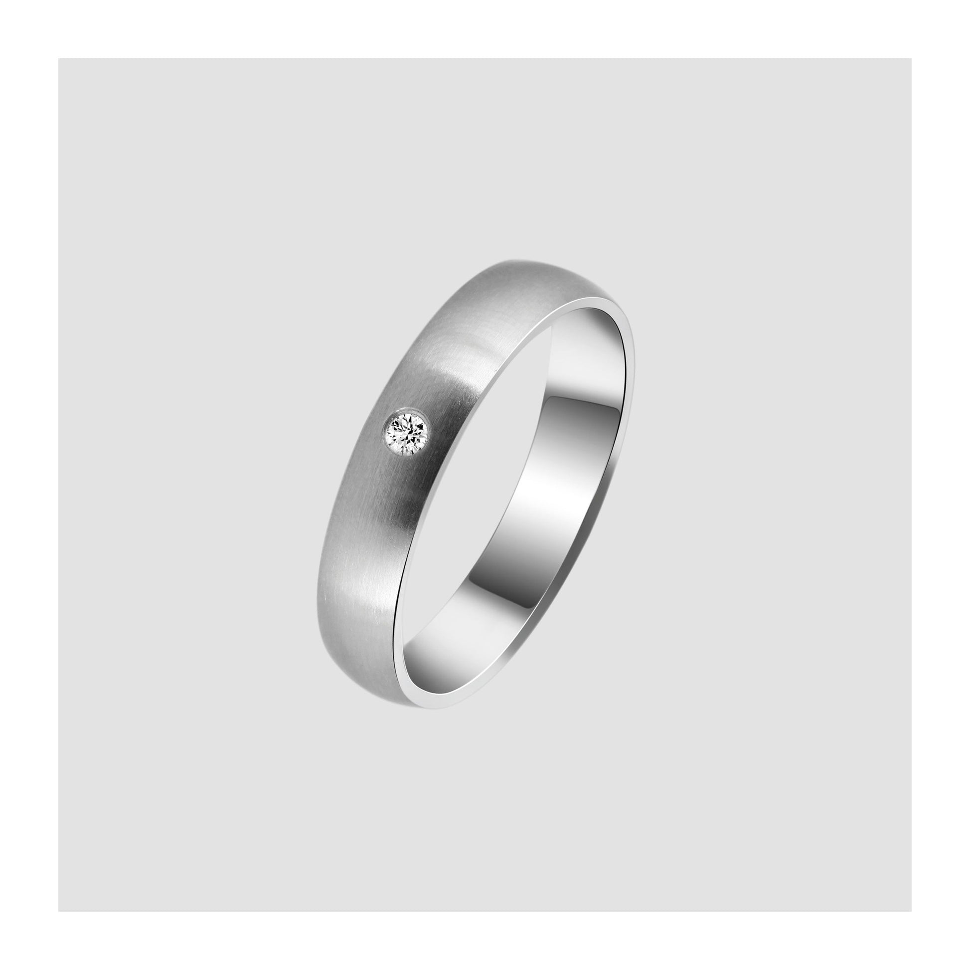 Damen Ring aus Edelstahl mit Strass Steinchen