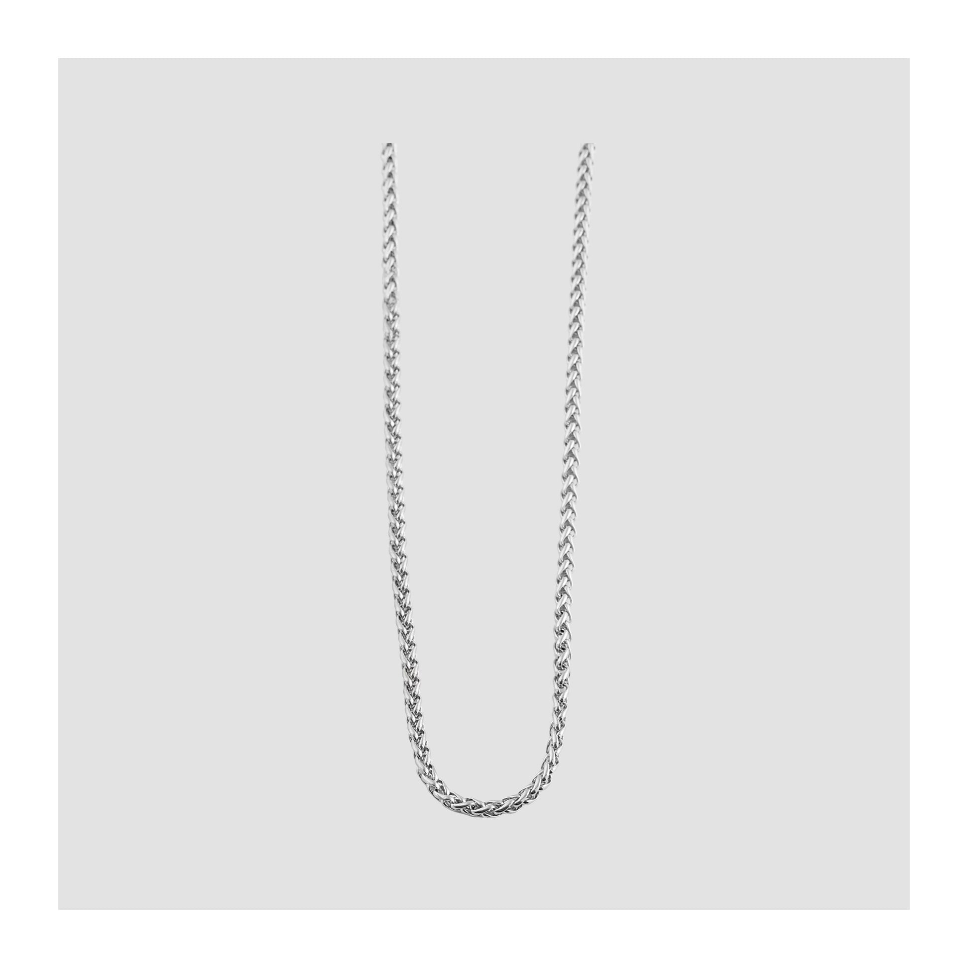 Unisex Halskette – Kordelkette aus Edelstahl