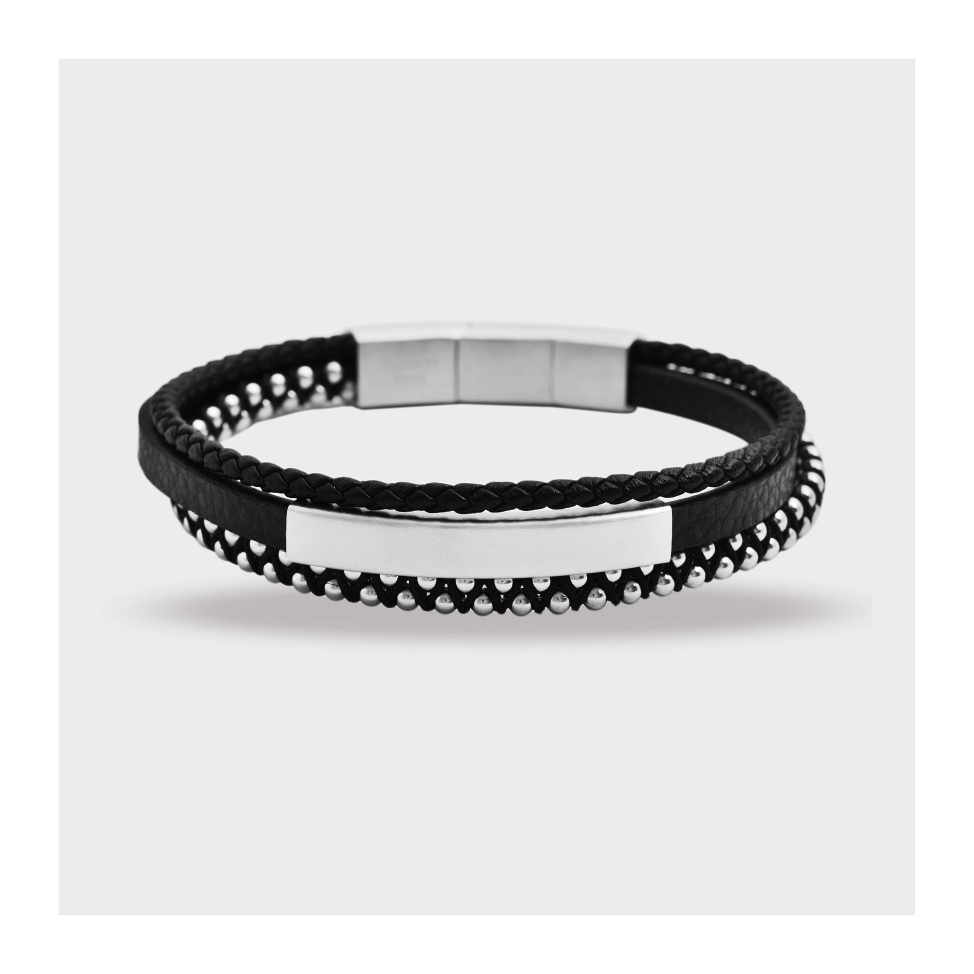 Unisex Armband aus Leder 21+1 cm