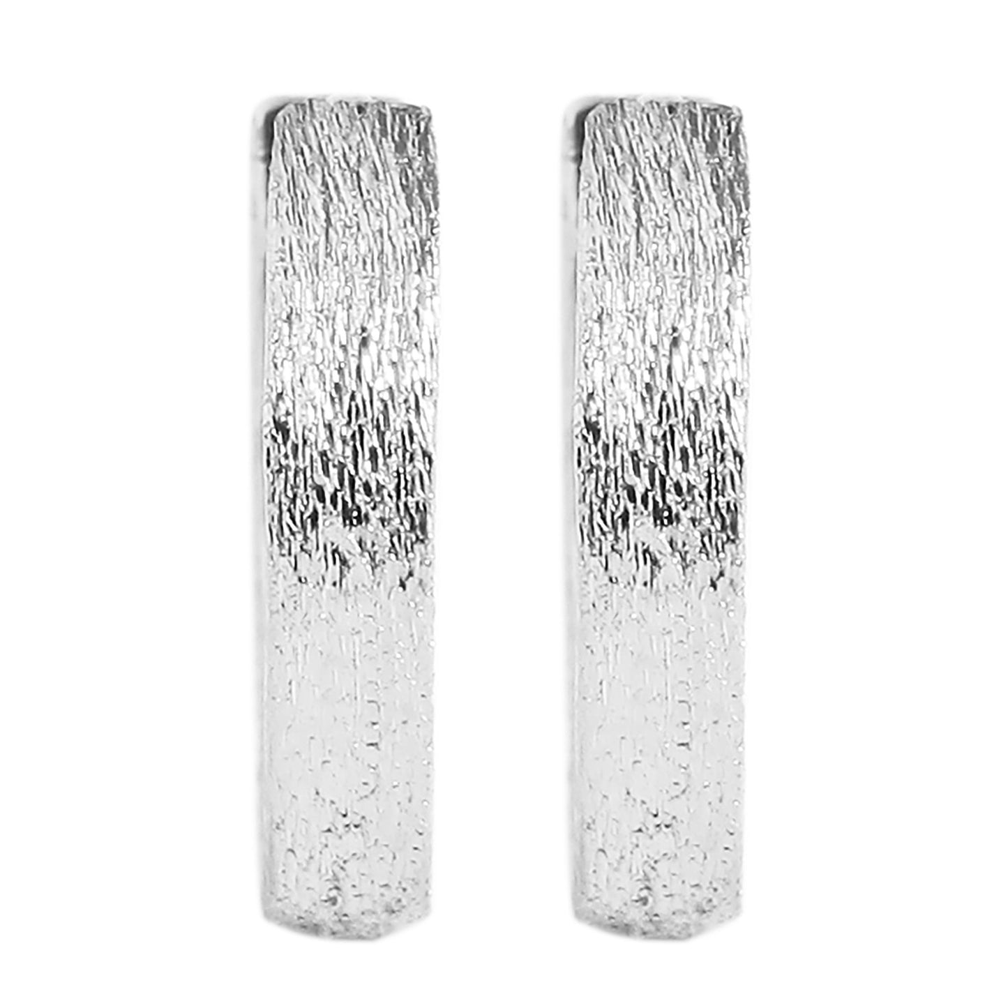 Damen Ohrringe – Klappcreole aus 925 Silber