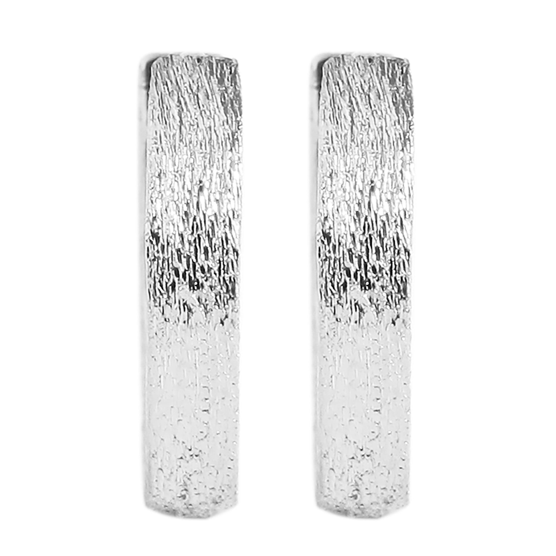 Damen Ohrringe – Klappcreole aus 925 Silber