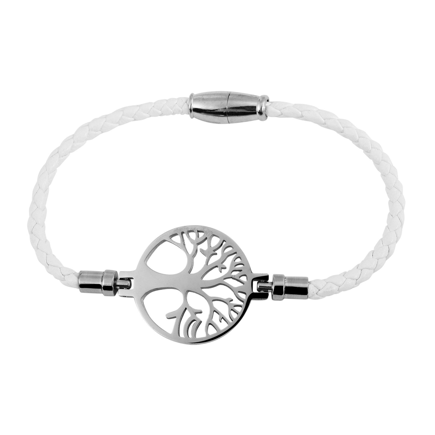 Damen Armband – Lebensbaum aus Leder 18 cm