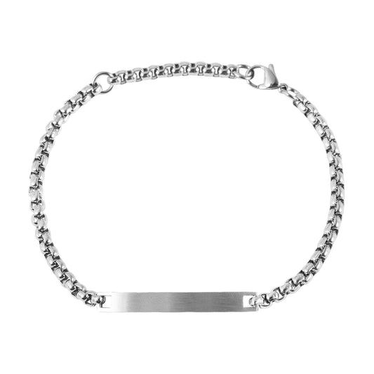 Unisex Armband aus Edelstahl 19+4 cm