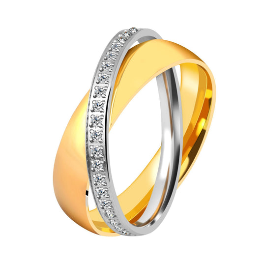 Damen Ring aus Edelstahl