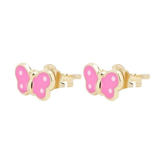 Mädchen Ohrringe – Ohrstecker aus 333 Gold mit Emaille