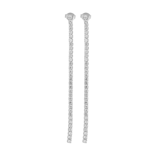 Damen Ohrringe – Ohrstecker aus 925 Silber mit Zirkonia