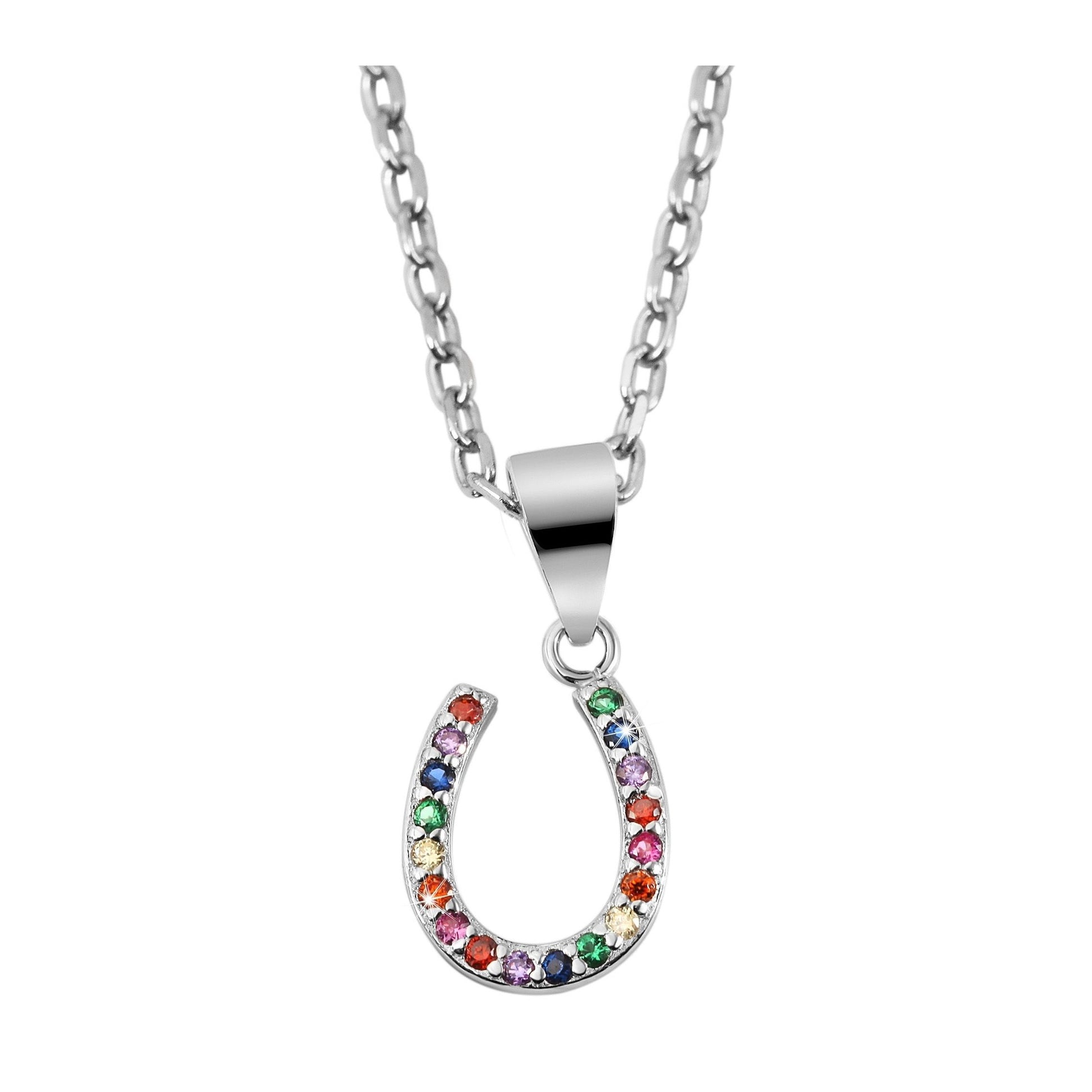 Damen Anhänger aus 925 Silber mit Zirkonia