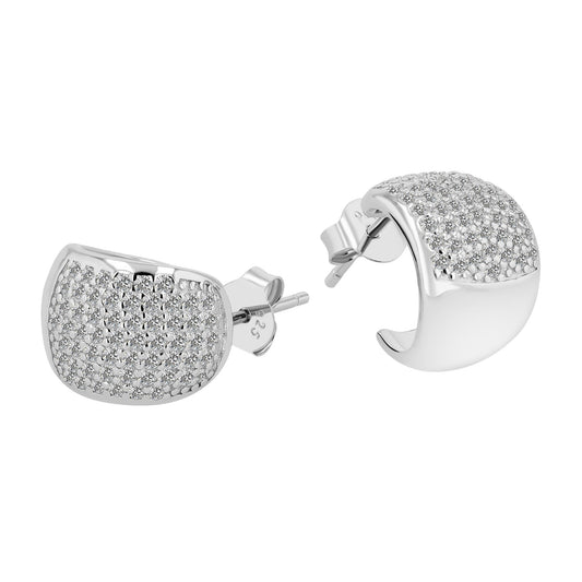 Damen Ohrringe – Ohrstecker aus 925 Silber mit Zirkonia