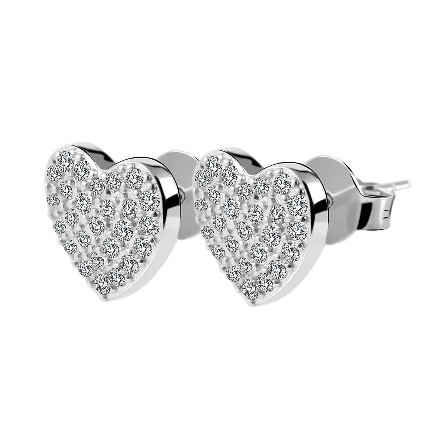 Damen Ohrringe – Ohrstecker aus 925 Silber mit Zirkonia