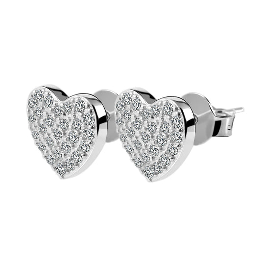 Damen Ohrringe – Ohrstecker aus 925 Silber mit Zirkonia