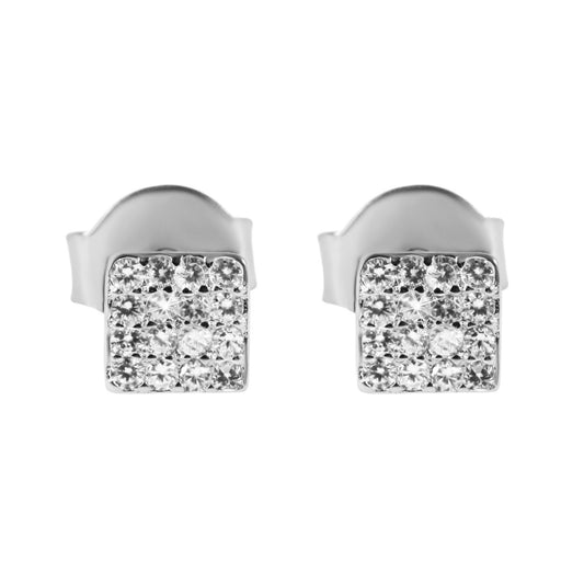 Damen Ohrringe – Ohrstecker aus 925 Silber mit Zirkonia