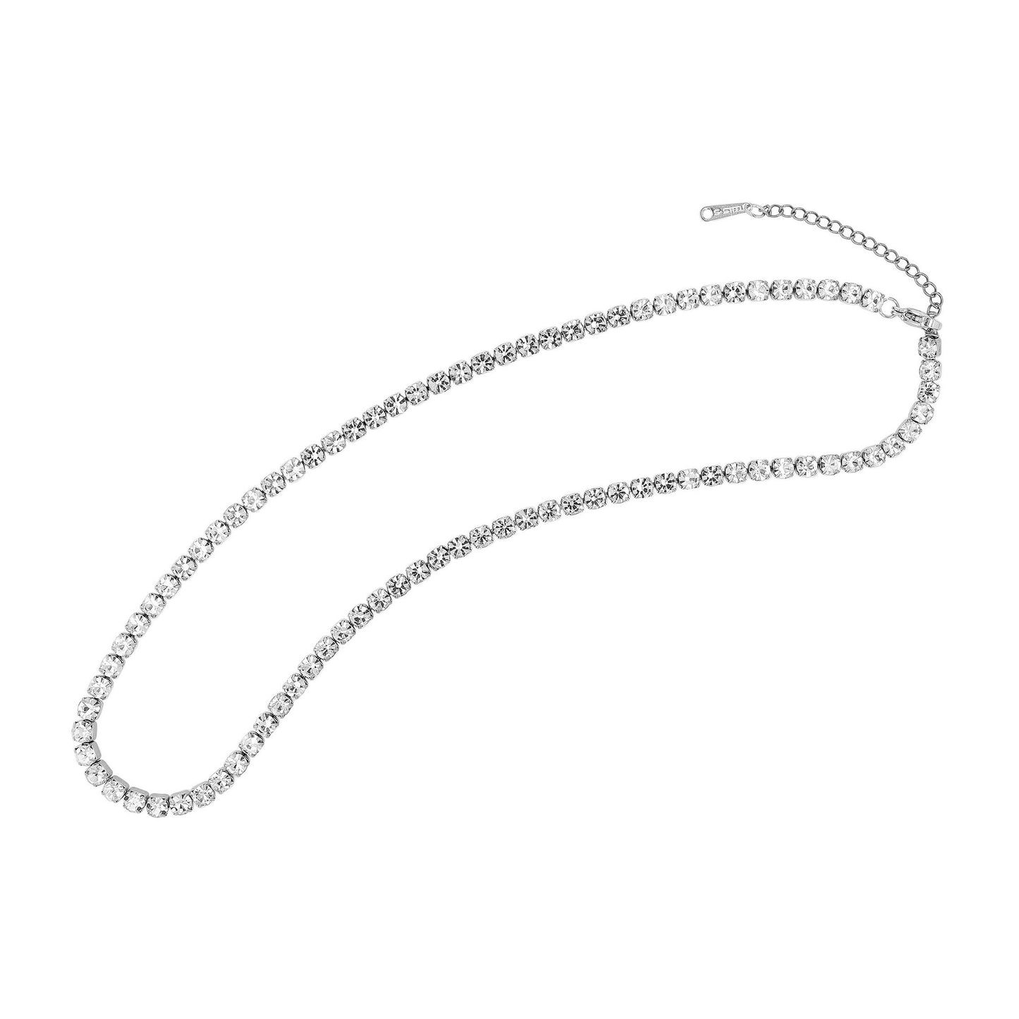 Damen Halskette aus Edelstahl 40+5