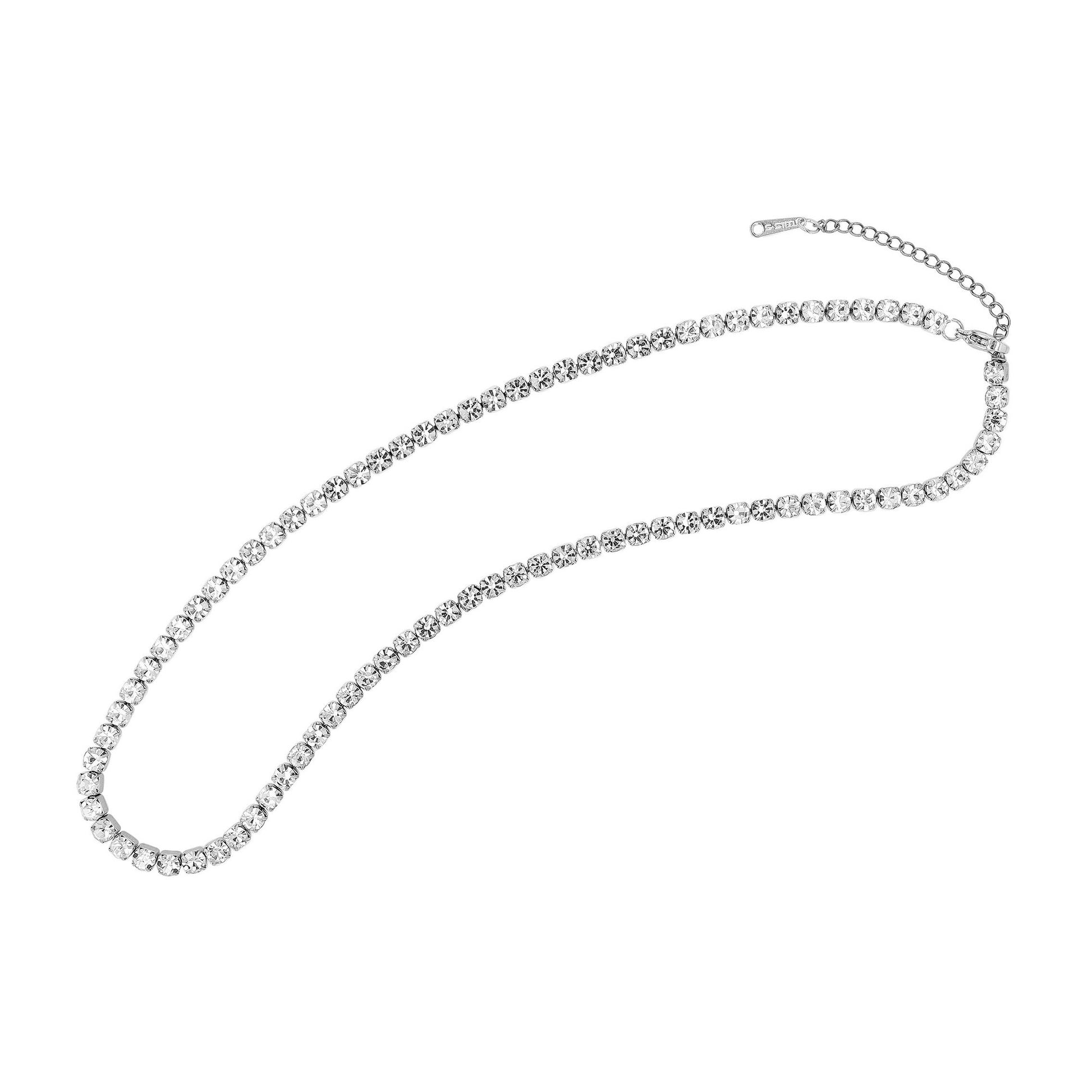 Damen Halskette aus Edelstahl 40+5