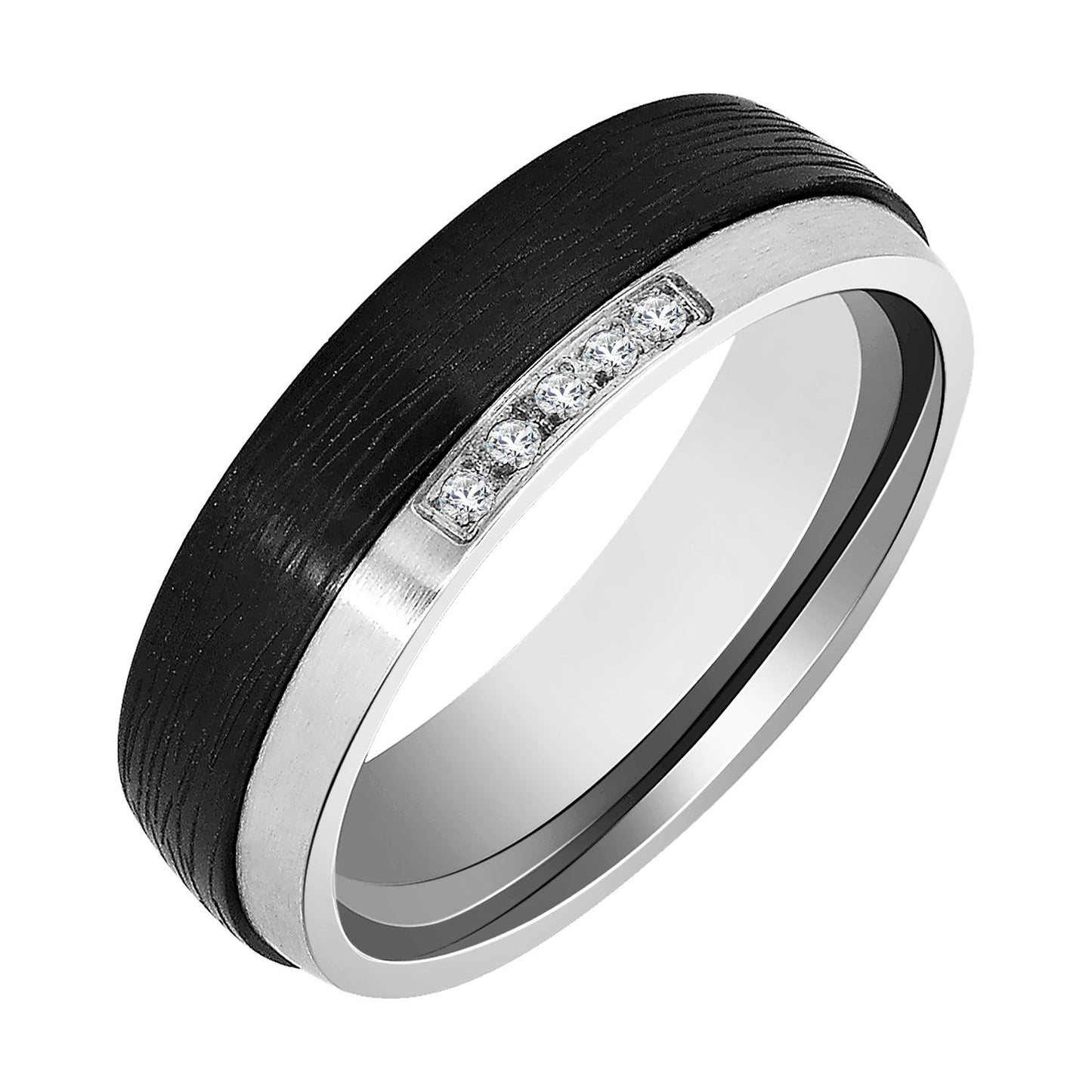 Damen Ring aus Edelstahl