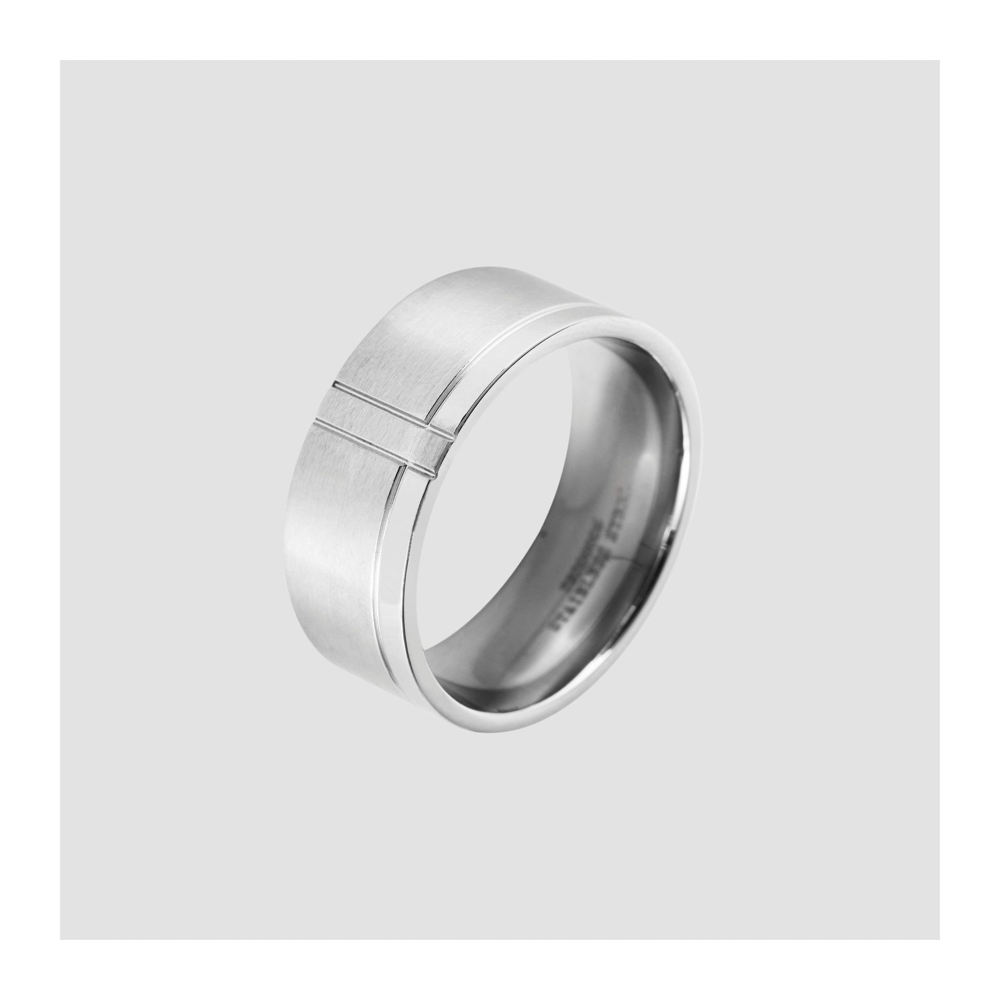 Damen Ring aus Edelstahl