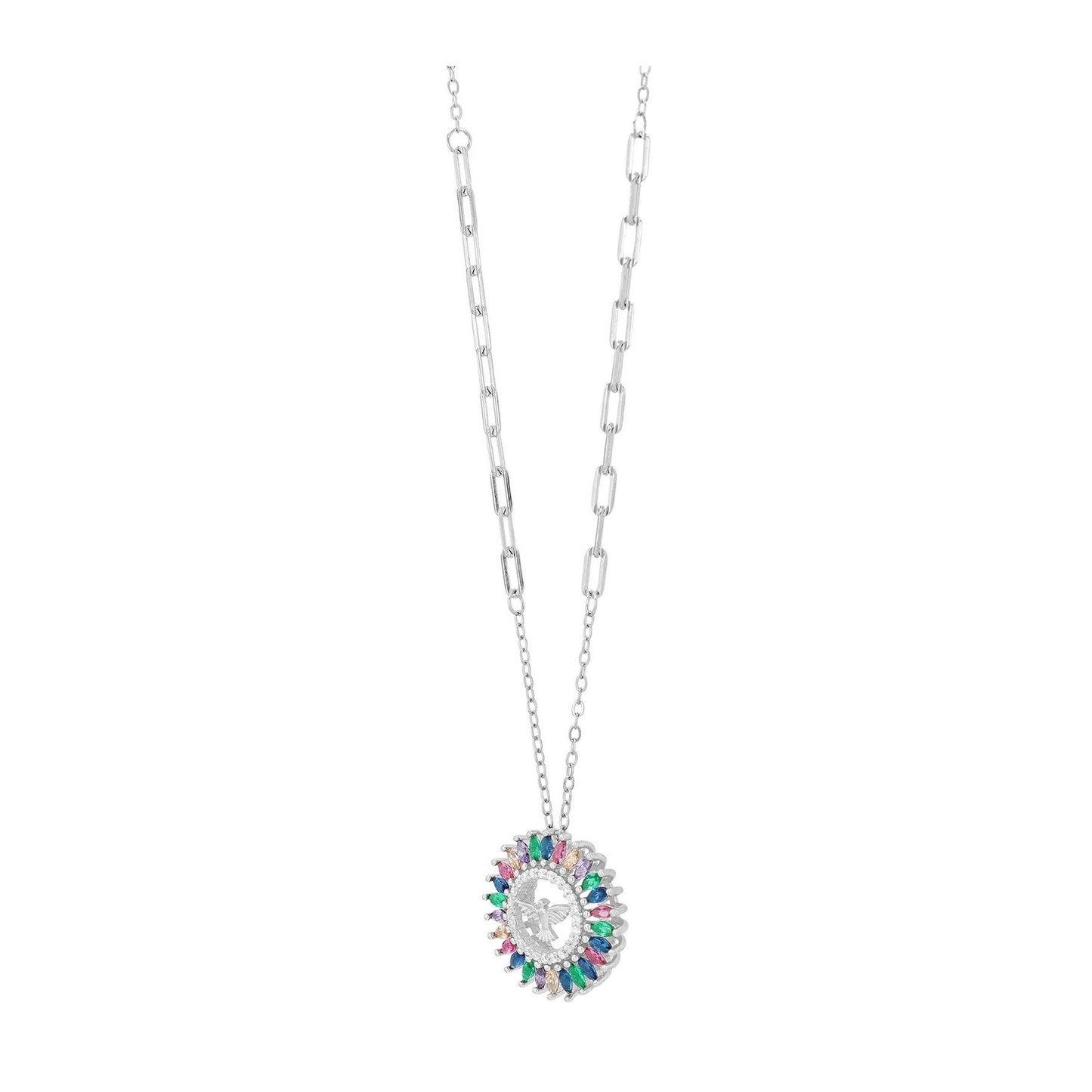 Damen Anhänger aus 925 Silber mit Zirkonia