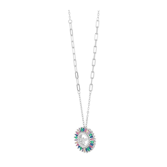 Damen Anhänger aus 925 Silber mit Zirkonia