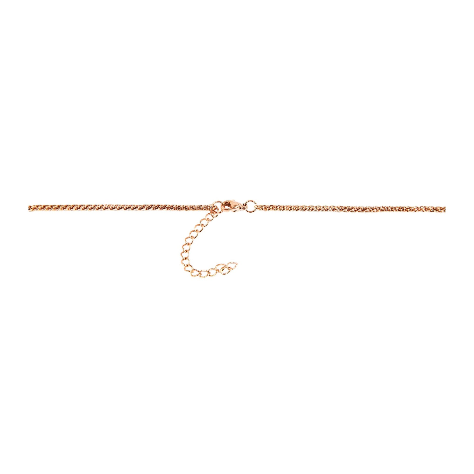 Unisex Halskette – Kordelkette aus Edelstahl 55 cm