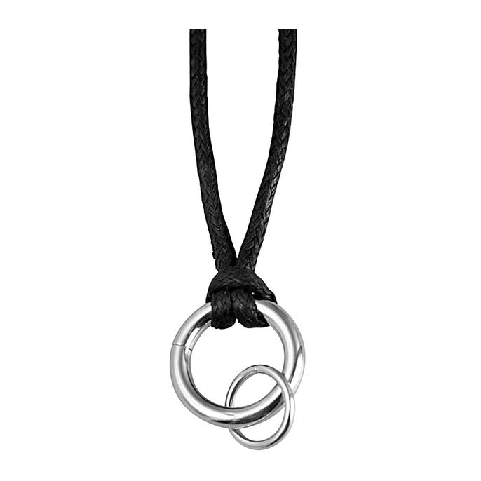 Damen Halskette aus Textil 60 cm