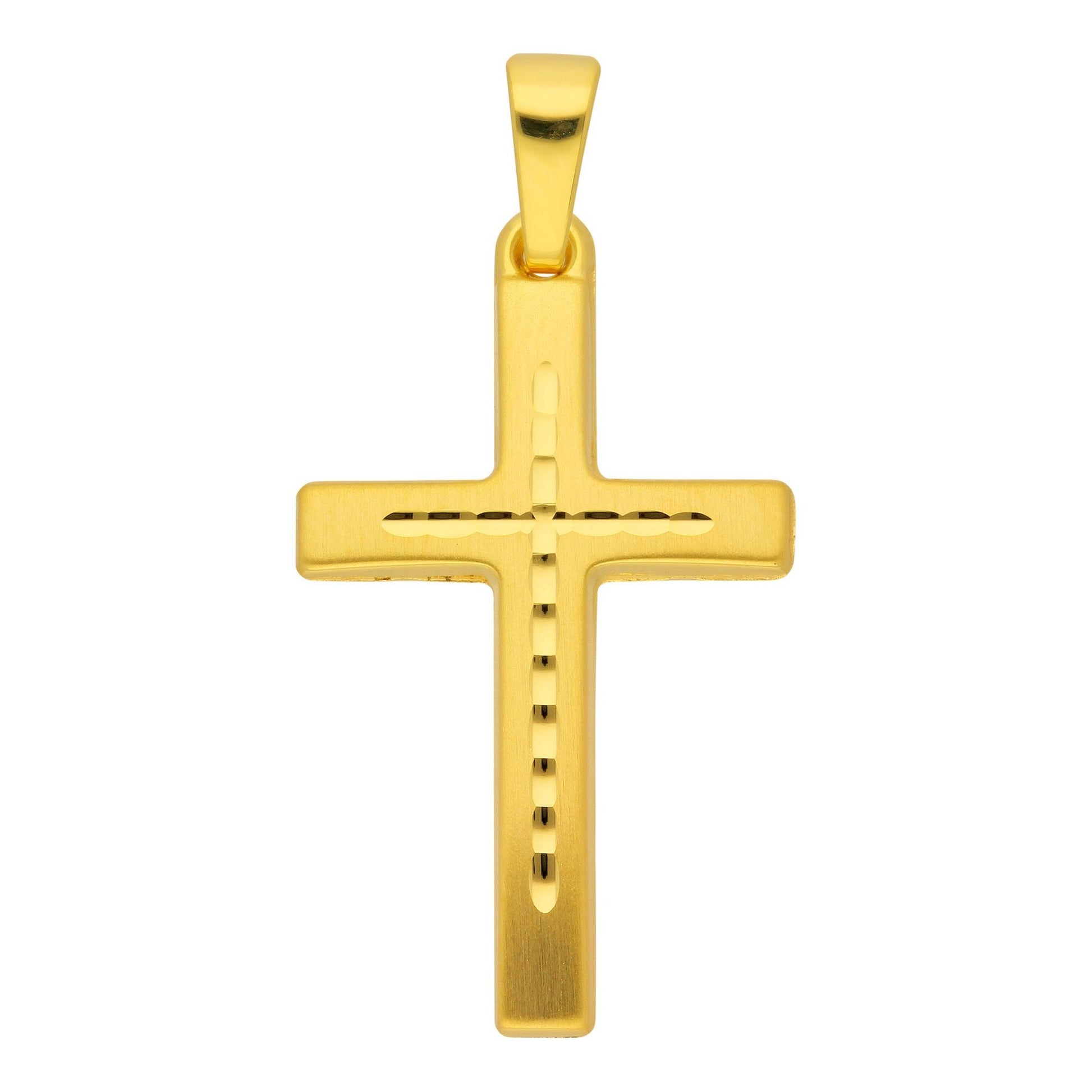 Adelia´s 585 Gold Kreuz Anhänger