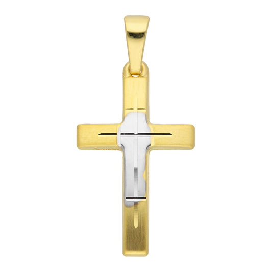 Adelia´s 585 Gold Kreuz Anhänger