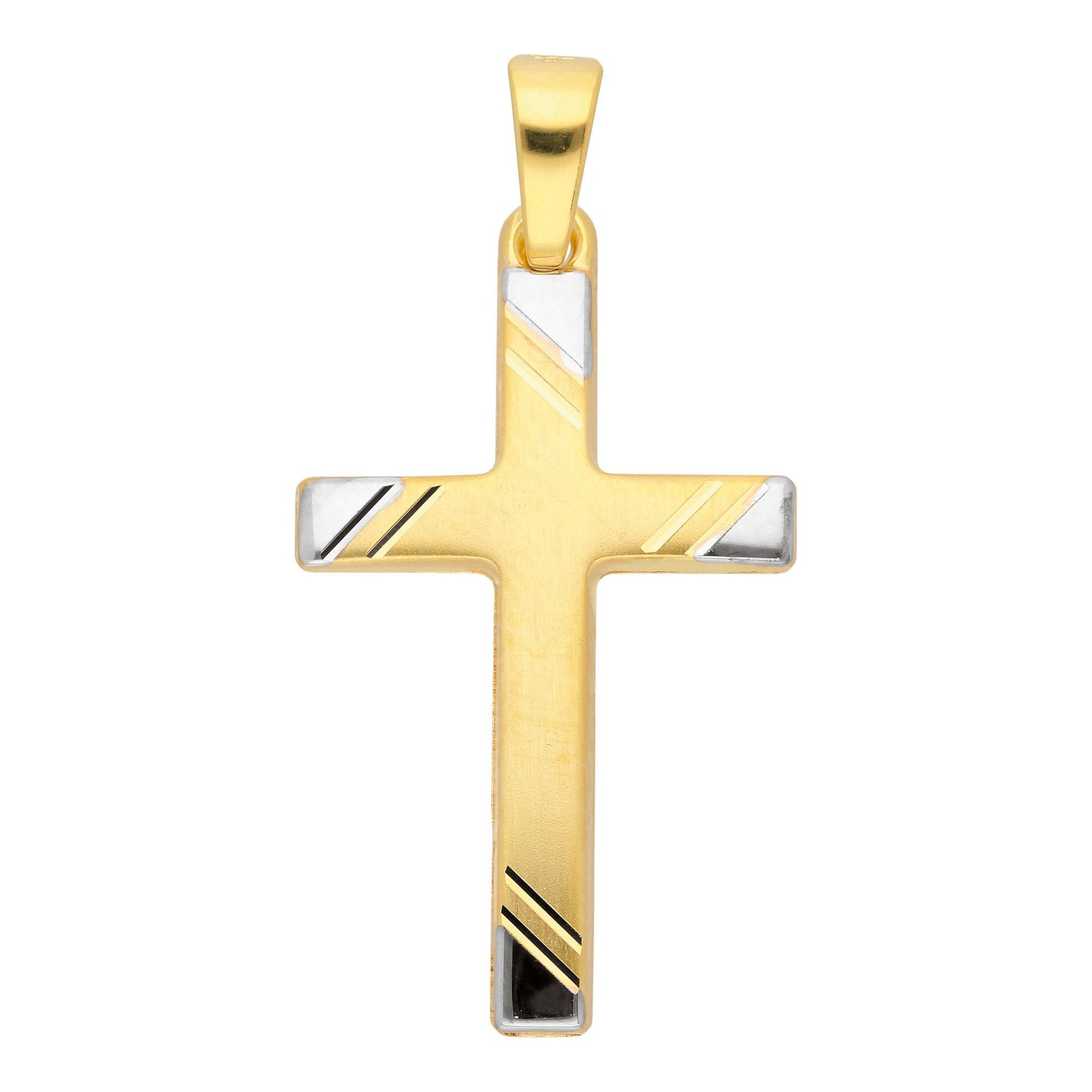 Adelia´s 585 Gold Kreuz Anhänger