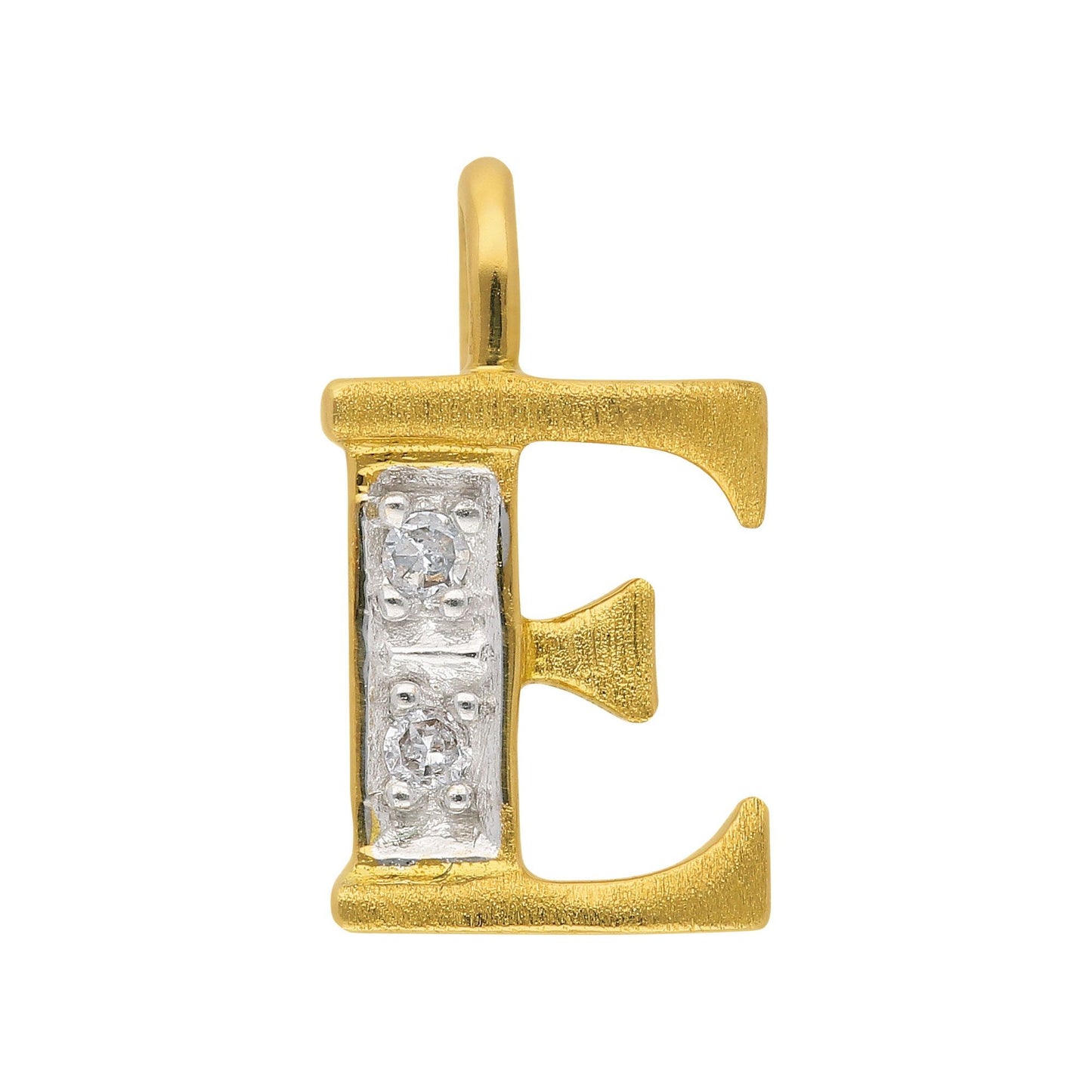 Adelia´s 585 Gold Buchstabenanhänger mit Diamant