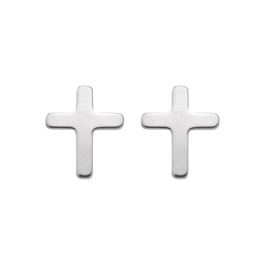 Adelia´s 925 Silber Ohrringe   Ohrstecker Kreuz