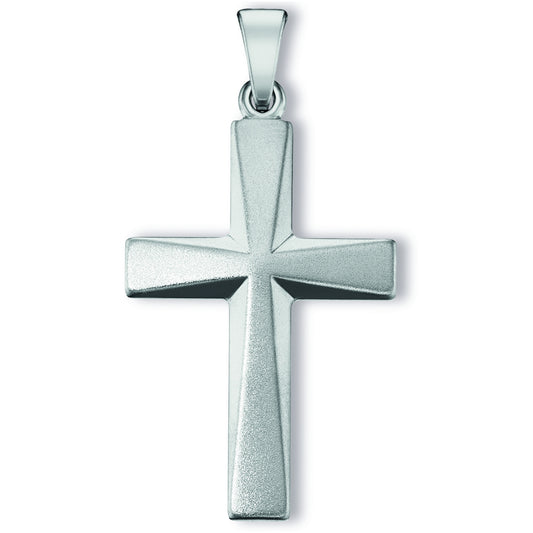 One Element  Kreuz Anhänger aus 925 Silber