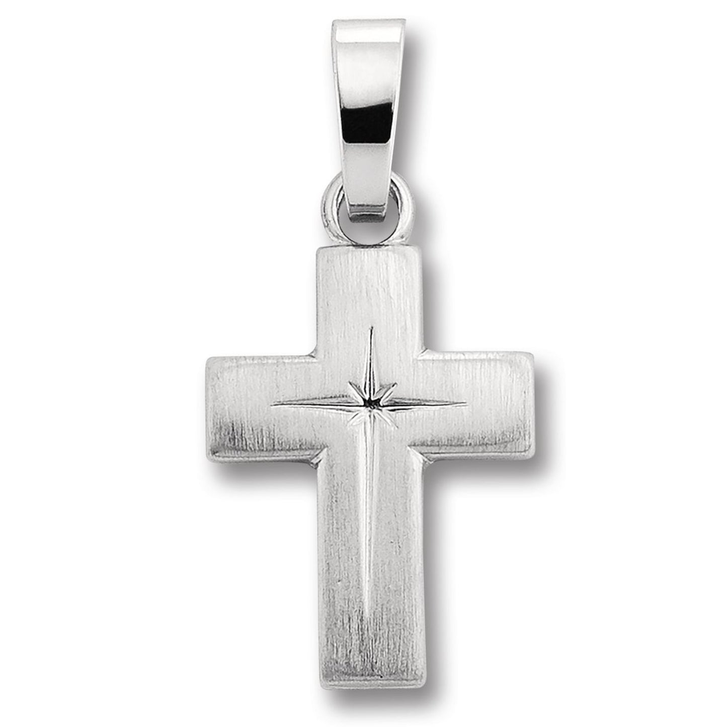 One Element  Kreuz Anhänger aus 925 Silber