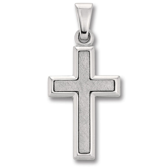 One Element  Kreuz Anhänger aus 925 Silber