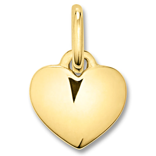 One Element  Herz Herz Anhänger aus 333 Gelbgold