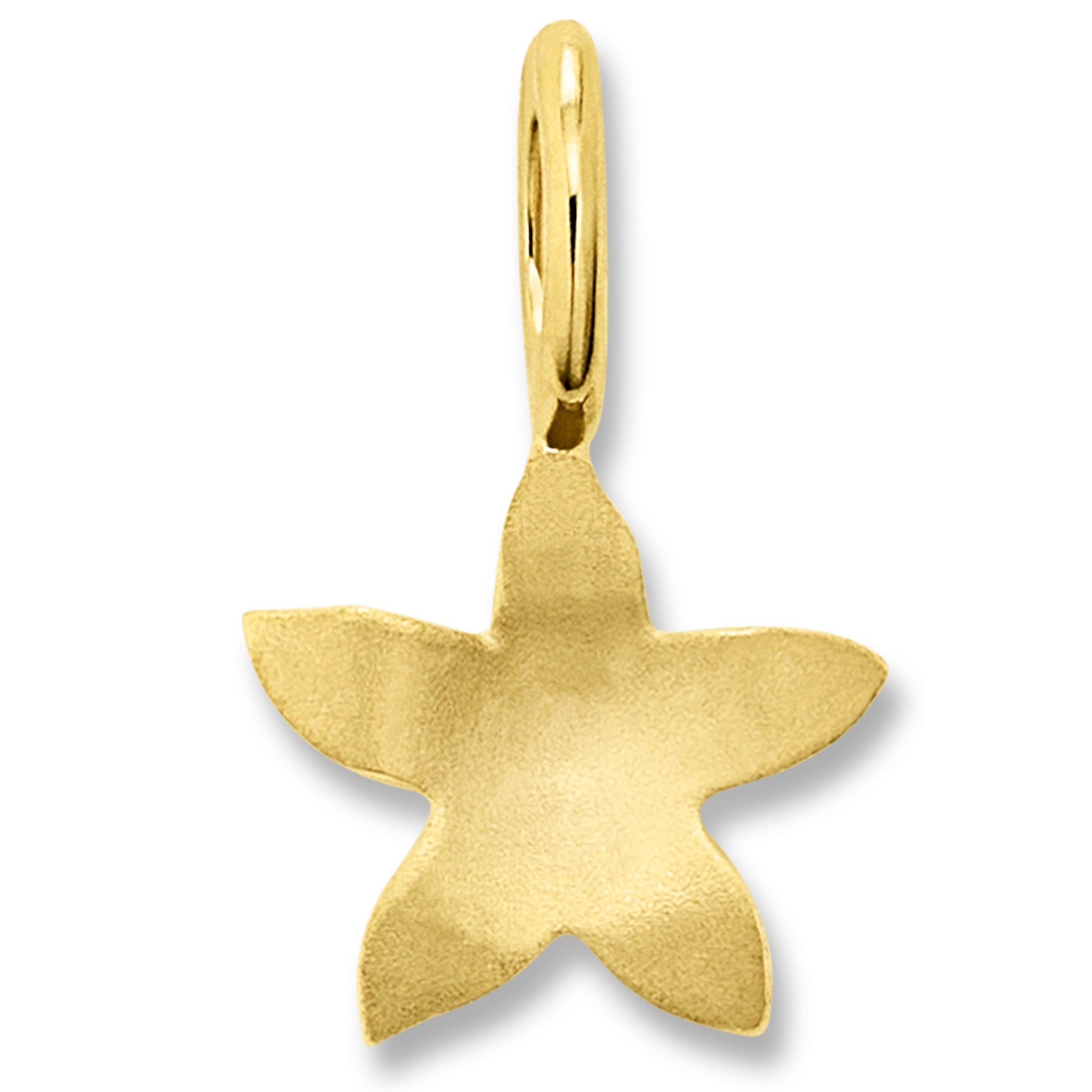 One Element  Blume Anhänger aus 333 Gelbgold