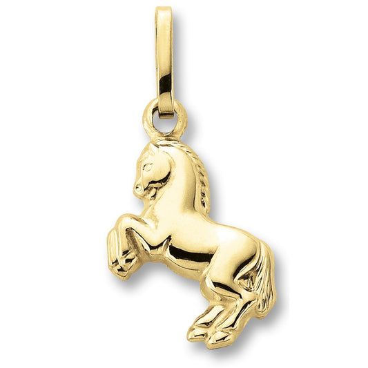 Pferd Anhänger aus 333 Gelbgold