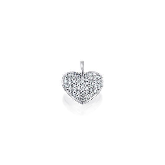 0,25 ct  Diamant Brillant Anhänger aus 585 Weißgold