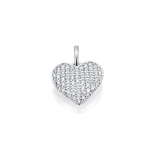 0,50 ct  Diamant Brillant Anhänger aus 585 Weißgold