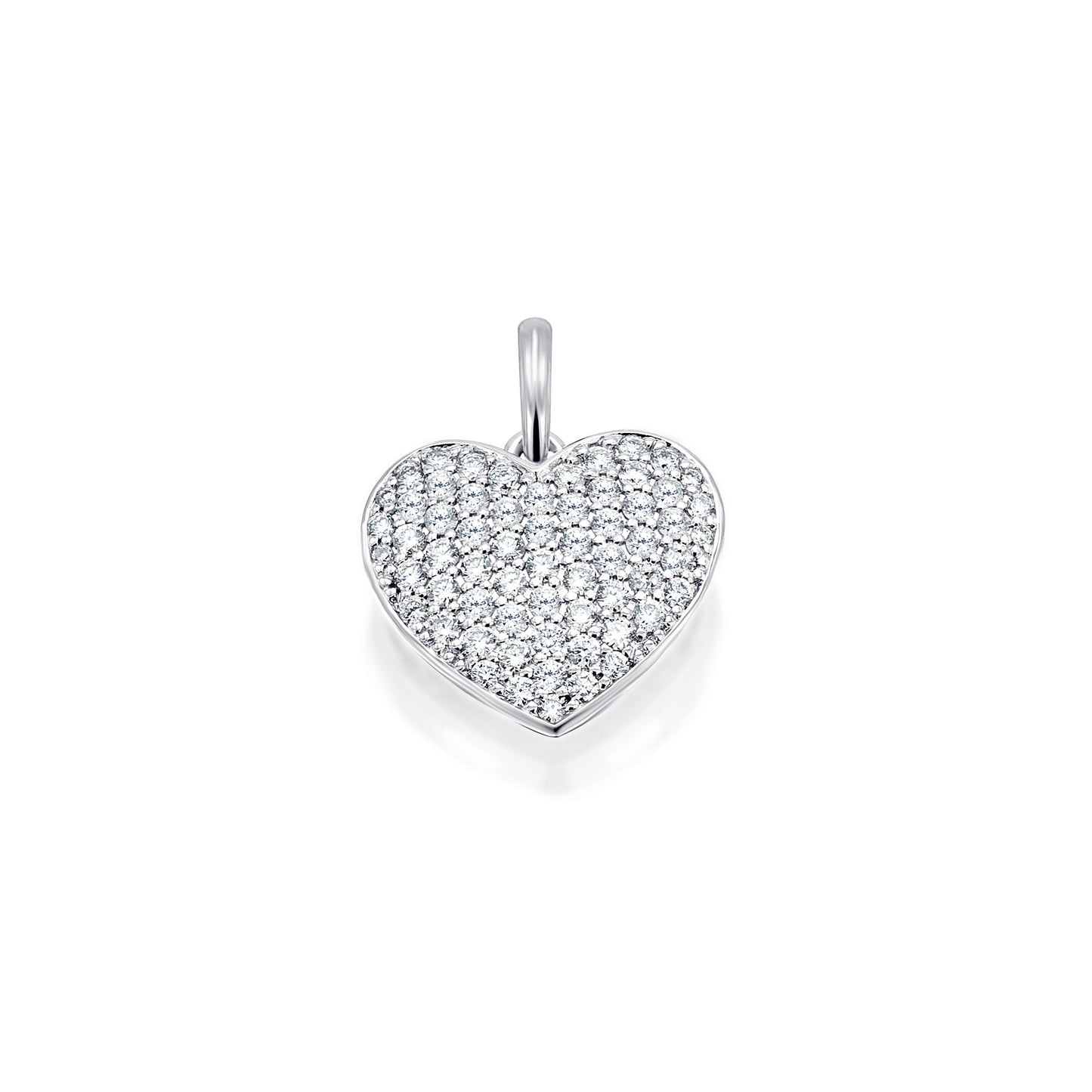 0,50 ct  Diamant Brillant Anhänger aus 585 Weißgold